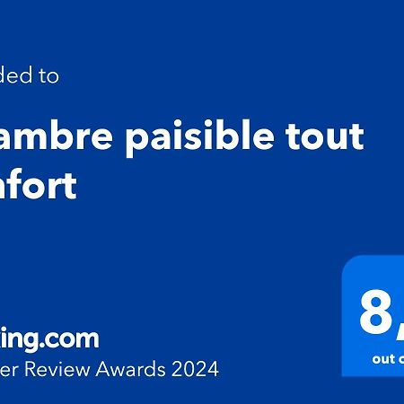 Chambre Paisible Tout Confort Bed and Breakfast Courcouronnes Esterno foto